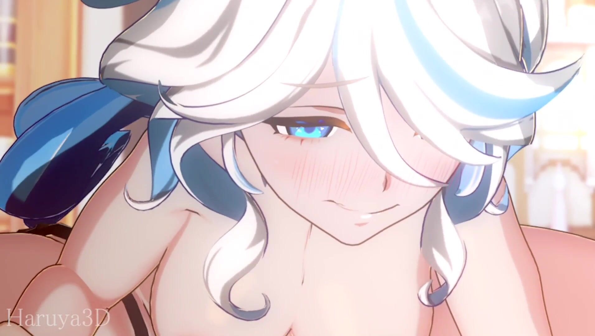 3D - [Haruya3d] aether and furina cowgirl